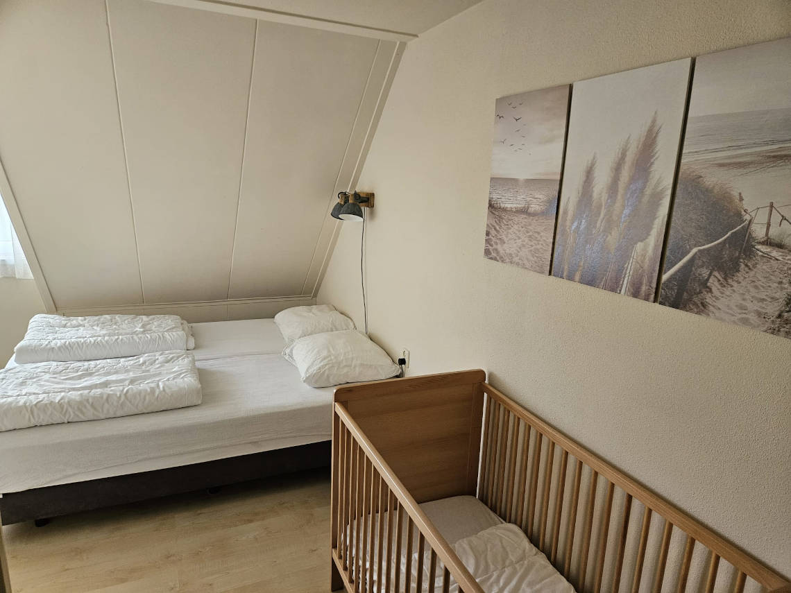 Slaapkamer beneden De Groede Terschelling